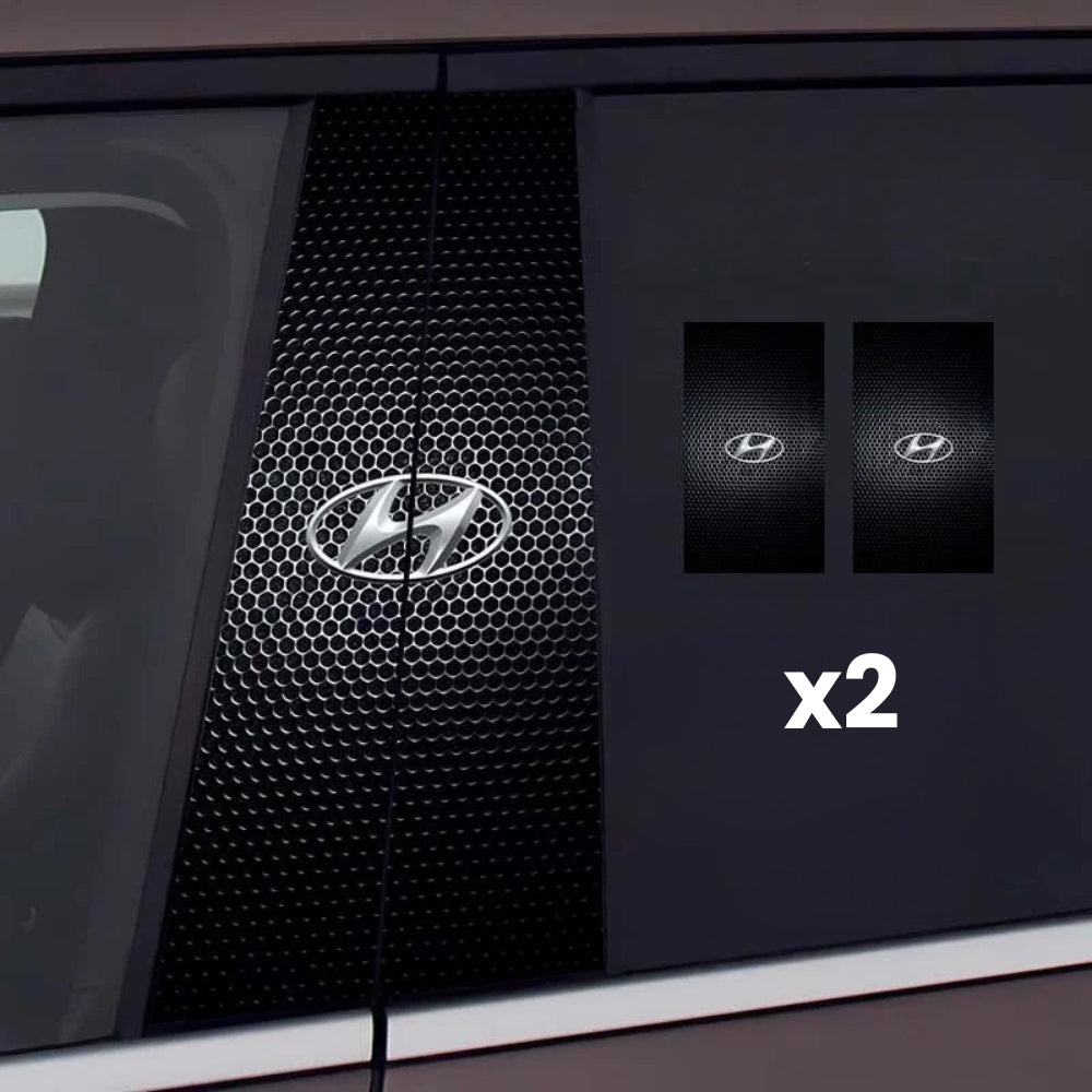 2x automobilio langų lipdukai su logotipu-LT