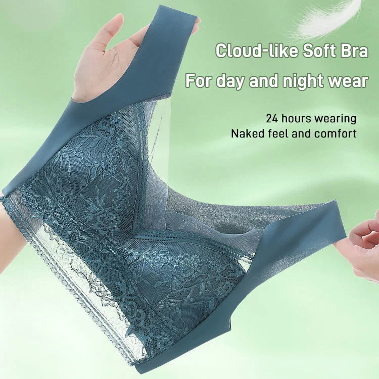 👙 Odličen udoben in mehak ženski nedrček iz čipke brez žice【✨1 + 1 gratis】-SL