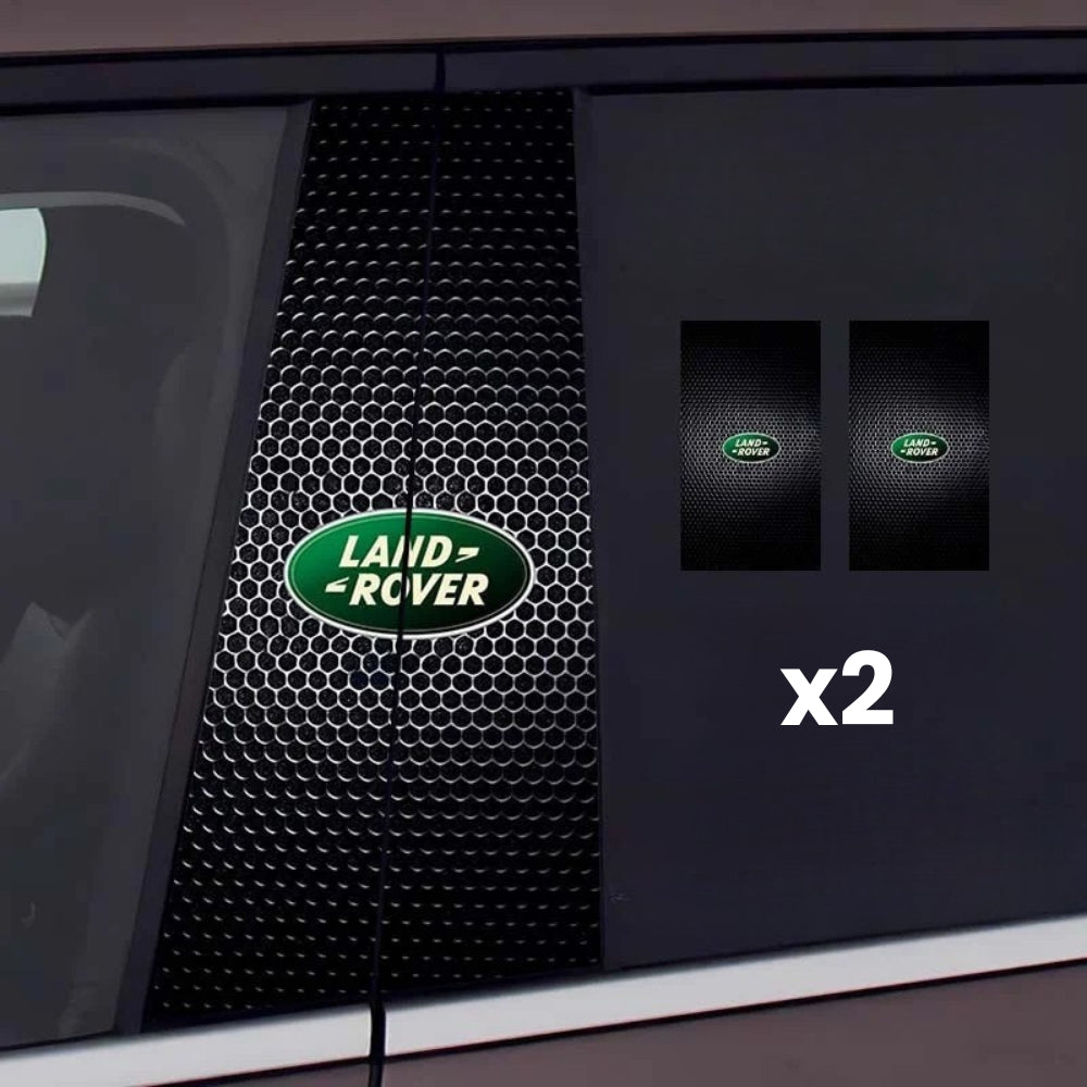 2x automobilio langų lipdukai su logotipu-LT