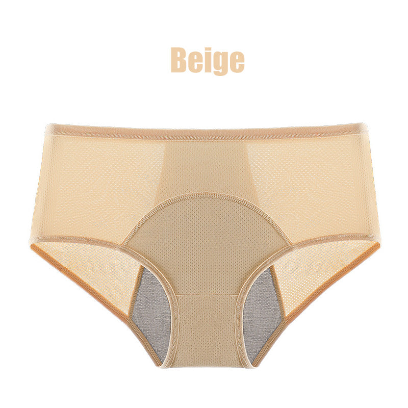 (L-8XL)🌸Kupite 2, dobite 1 gratis🔥Žensko spodnje perilo z visokim pasom, ki ne prepušča vode👙-SI