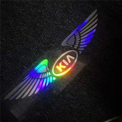 3D angelo sparnų lazerinis automobilio lipdukas ✧4 vnt.✧-LT