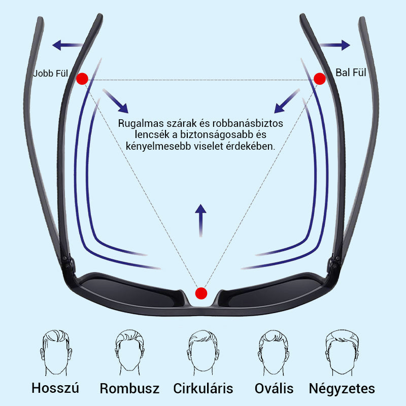 👓 Vyriški madingi lengvi akiniai nuo saulės-LT
