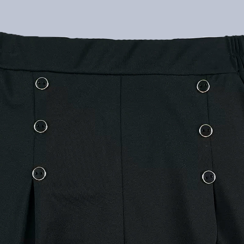 ✨Elegantiškos kelnės su plačiomis klostėmis-LT
