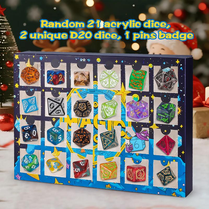 🔥ΤΕΛΕΥΤΑΙΑ ΜΕΡΑ 49% ΕΚΠΤΩΣΗ - 🎄🎲Ημερολόγιο Advent με χριστουγεννιάτικα ζάρια για το 2025 - με 24 τρύπες, συμπεριλαμβάνεται γραμματόσημο-GR