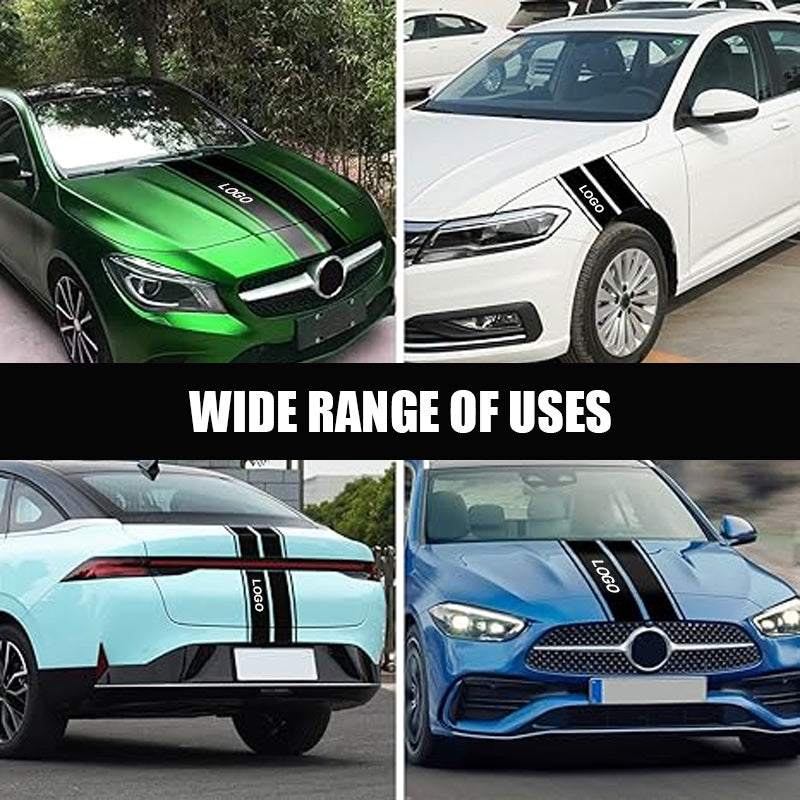Automobilio lipdukai variklio dangčiui papuošti (2 lapai)-LT
