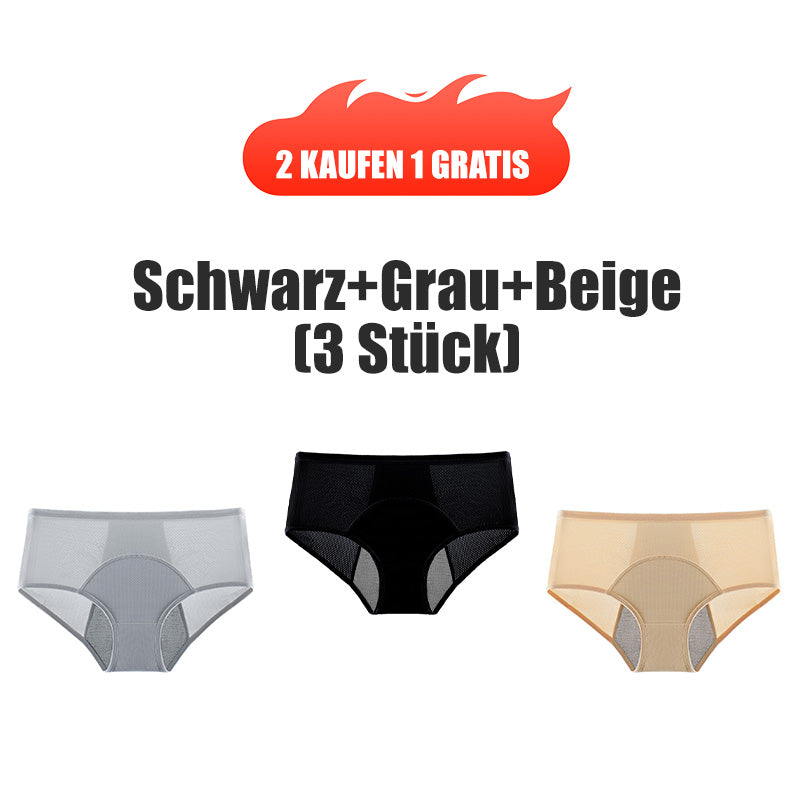 (L-8XL)🌸Pirk 2, gauk 1 nemokamai🔥Moteriški aukšto juosmens nepralaidūs apatiniai👙-LT