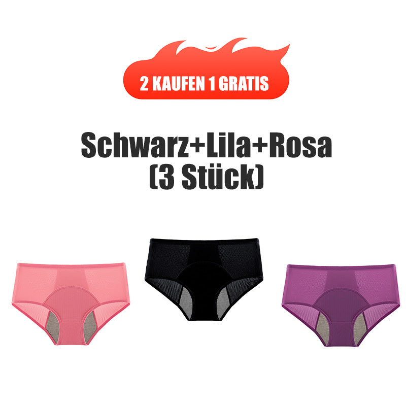 (L-8XL)🌸Pirk 2, gauk 1 nemokamai🔥Moteriški aukšto juosmens nepralaidūs apatiniai👙-LT