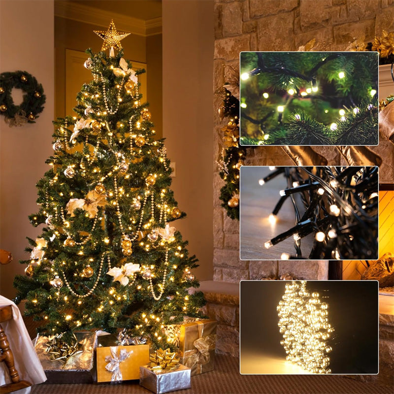 🎄 Φωτιστικό LED για χριστουγεννιάτικο δέντρο σε σχήμα πεντάκτινου αστεριού 🎄-GR