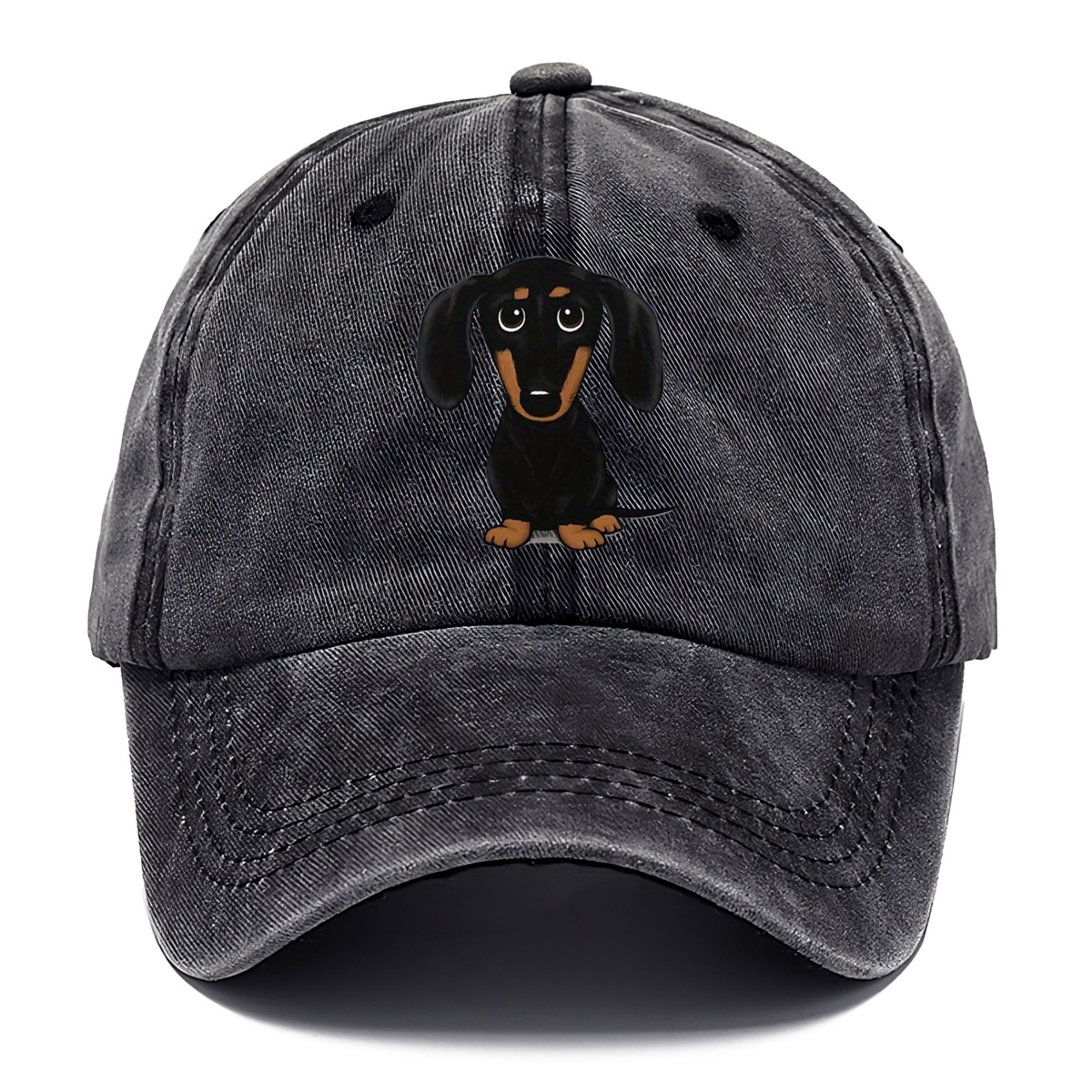Κλασικό ρετρό καπέλο dachshund-GR