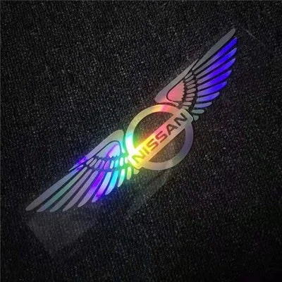 3D angelo sparnų lazerinis automobilio lipdukas ✧4 vnt.✧-LT