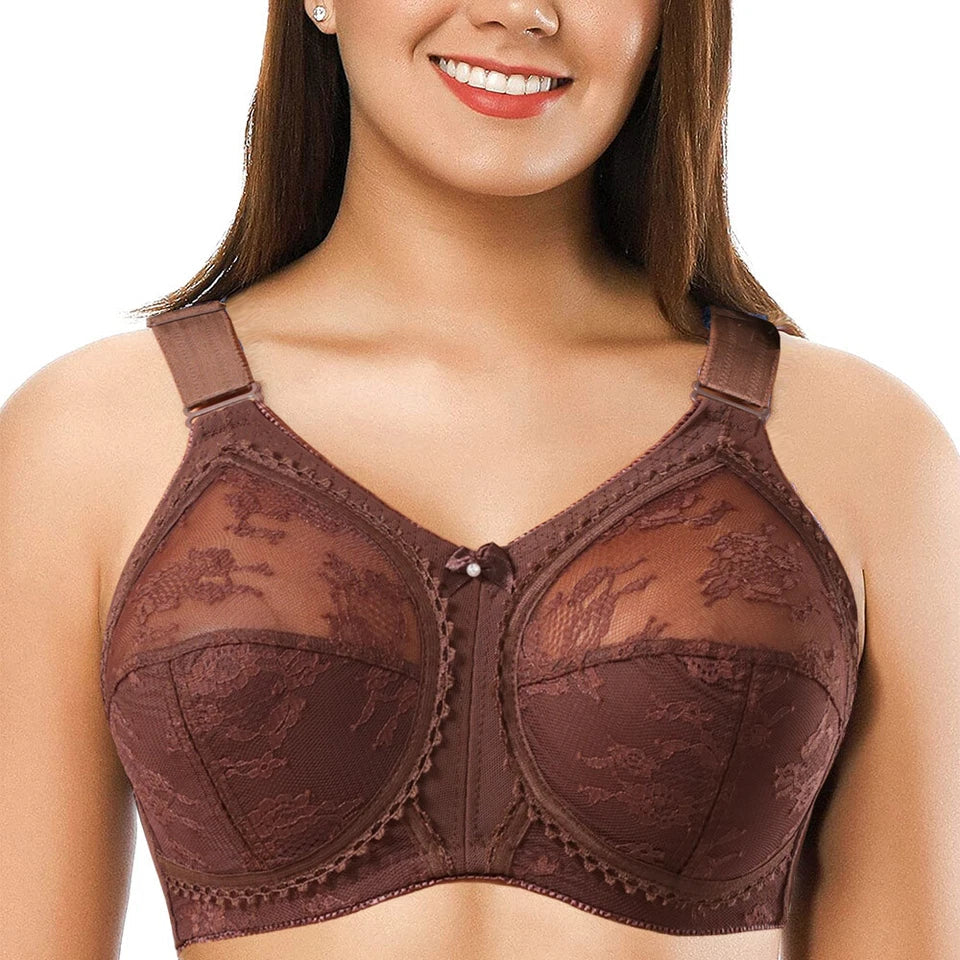 💖Triumph® 4-paket ✨Prozoren modrček brez pene za velike prsi-SI